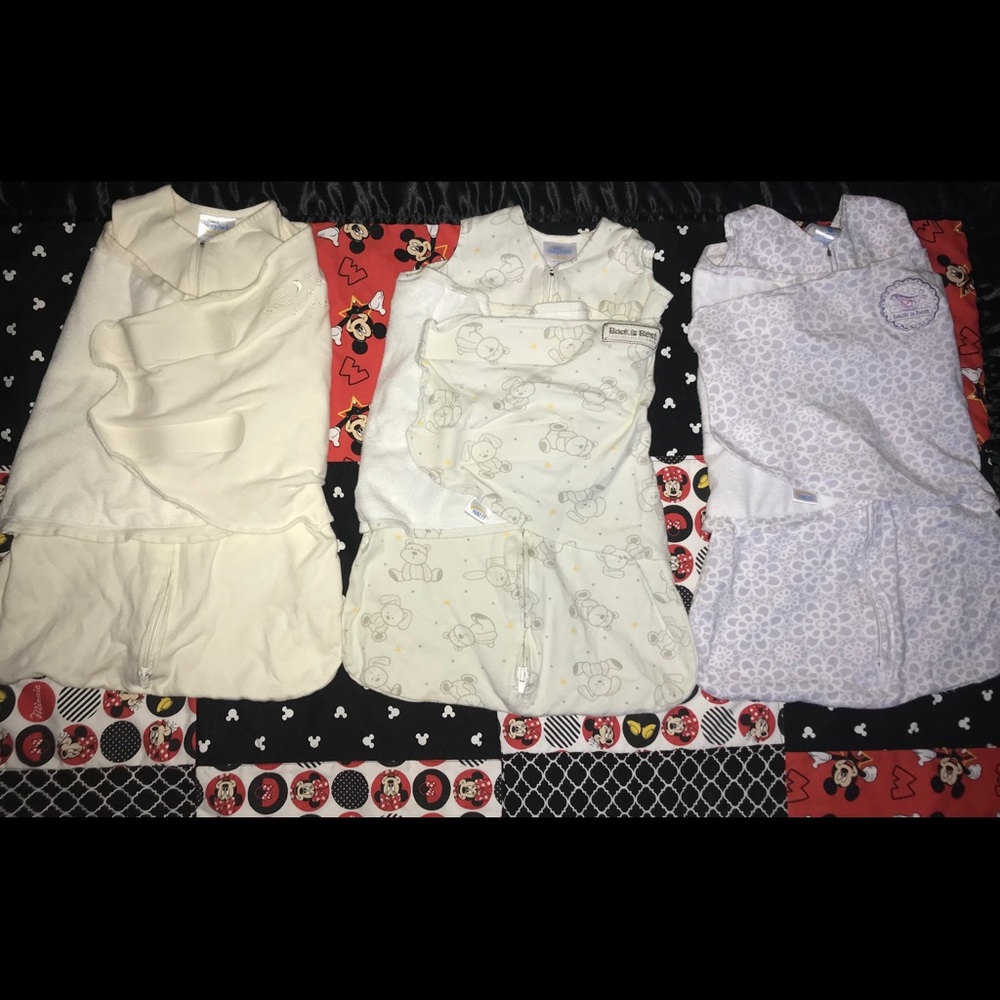 3 newborn Halo SleepSack Swaddles